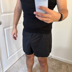 Men's Black Athletic Shorts